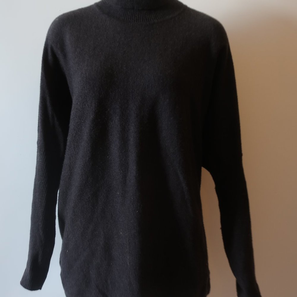 Alm Gray Turtleneck Sweater Sz M* View 2
